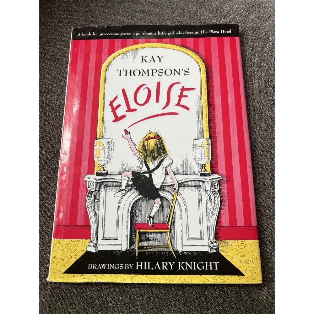 Kay Thompson Eloise Hardcover Book Kids Red White Hilary Knight Illustrations